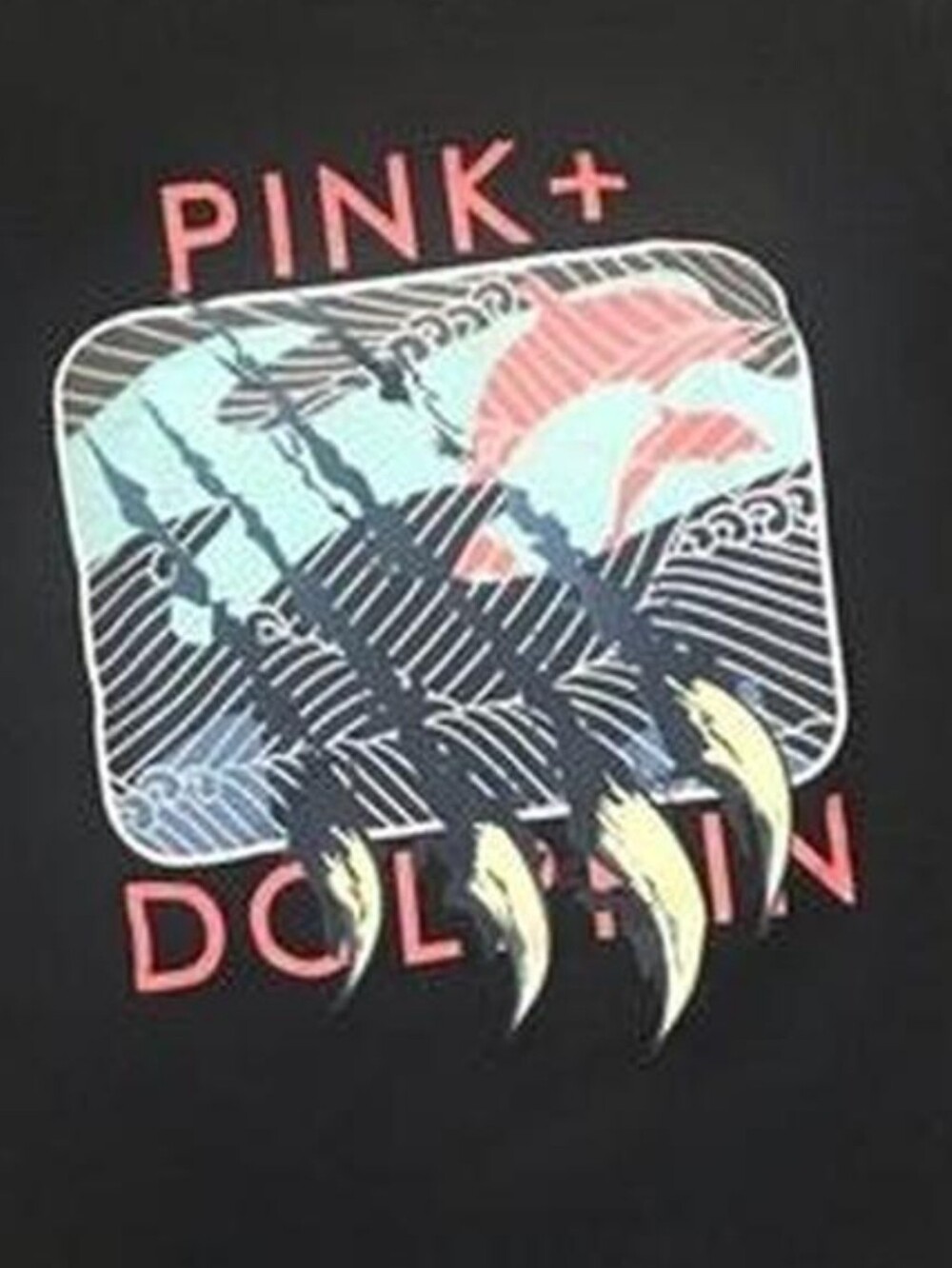 Puma x Pink Dolphin Graphic T-Shirt Black 3XL
